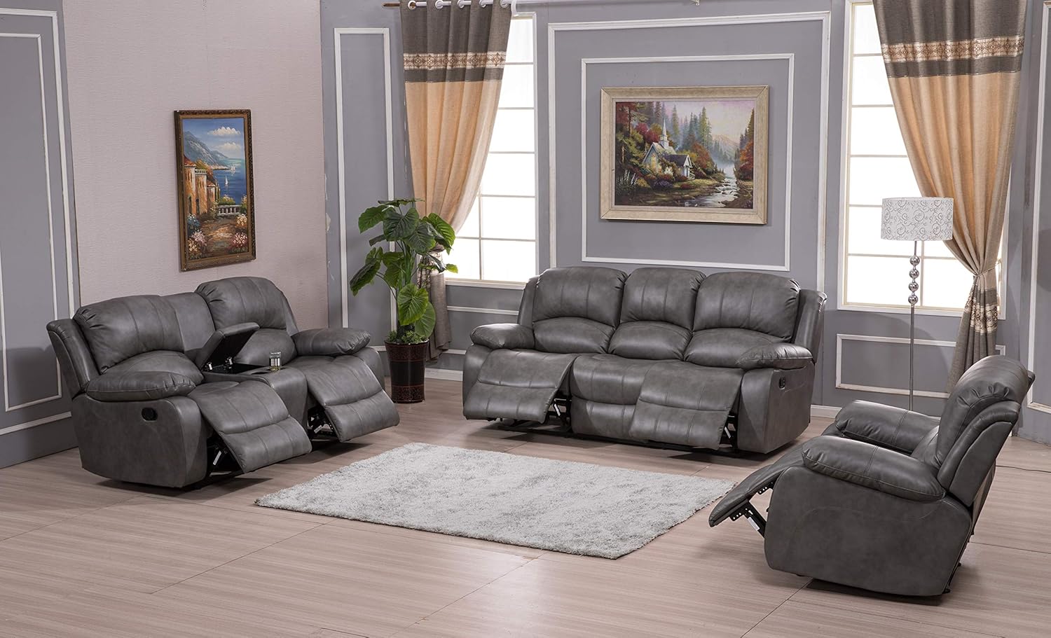 reclining leather sofas for small living rooms