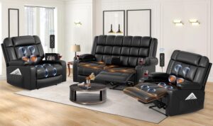 reclining leather sofas for small living rooms