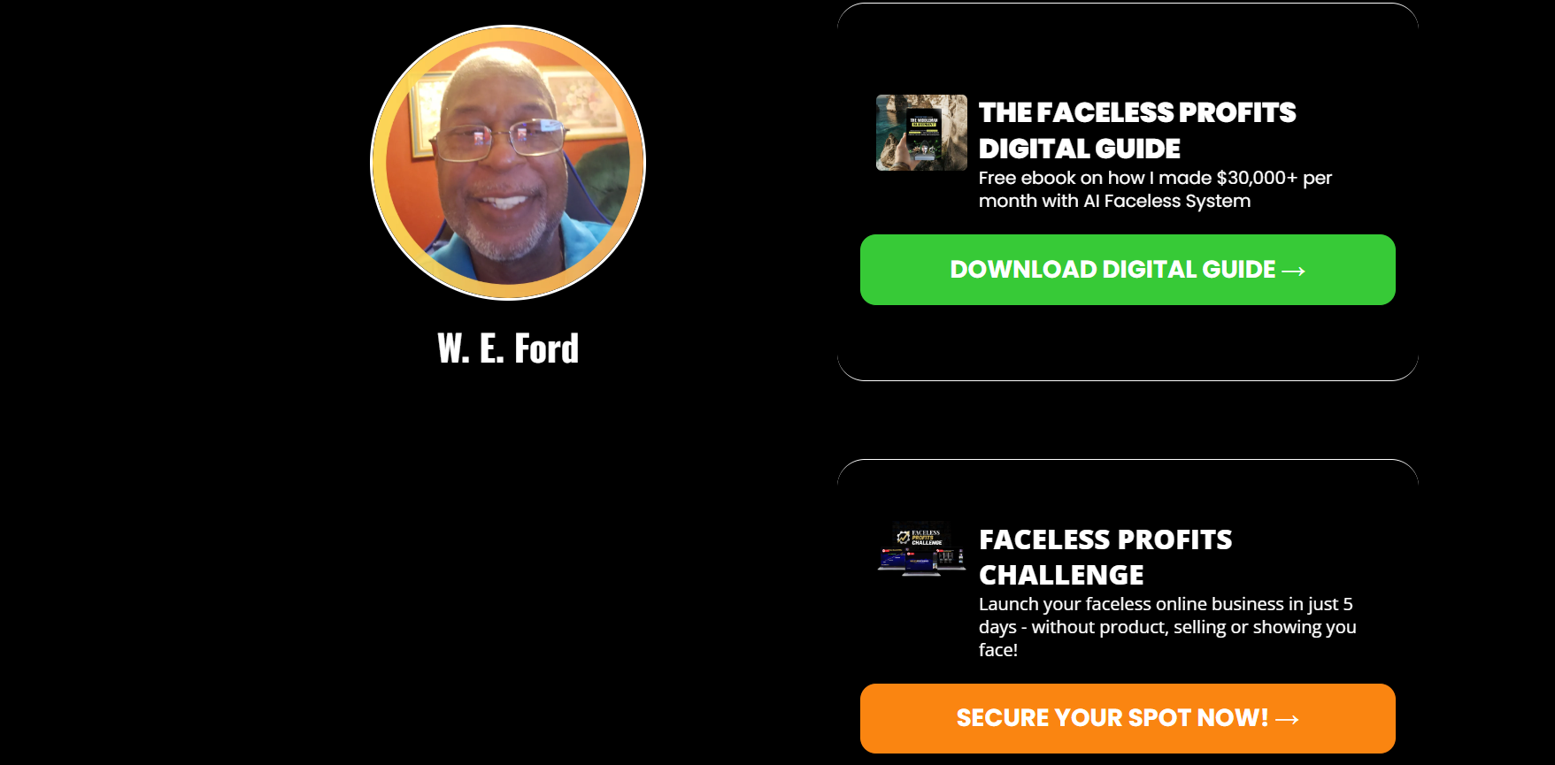 Faceless Profits Challenge